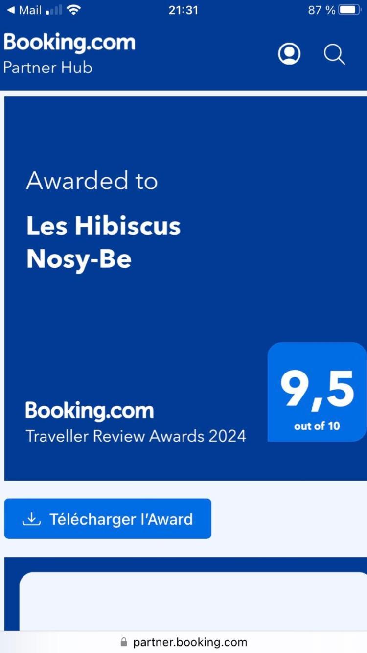 Les Hibiscus Nosy-Be Hotel Djamandjary Esterno foto